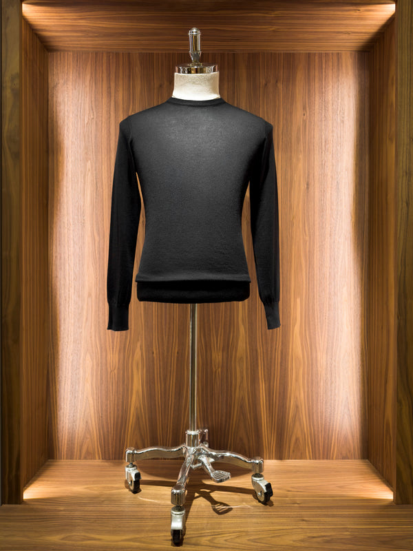 Men’s Fine Gauge Spun Cashmere Round Neck