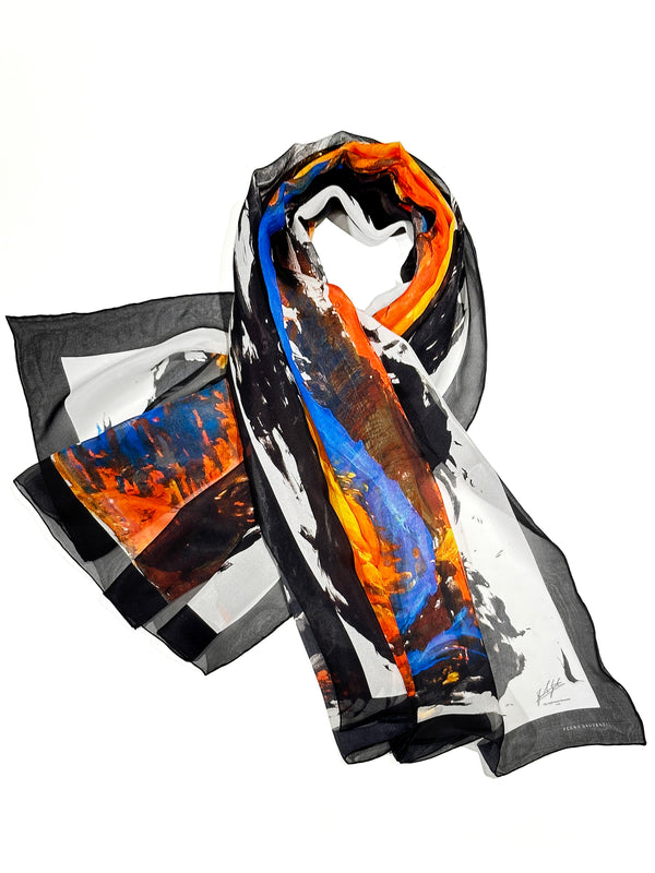 Silk Chiffon Foulard - The Unfortunate Encounter