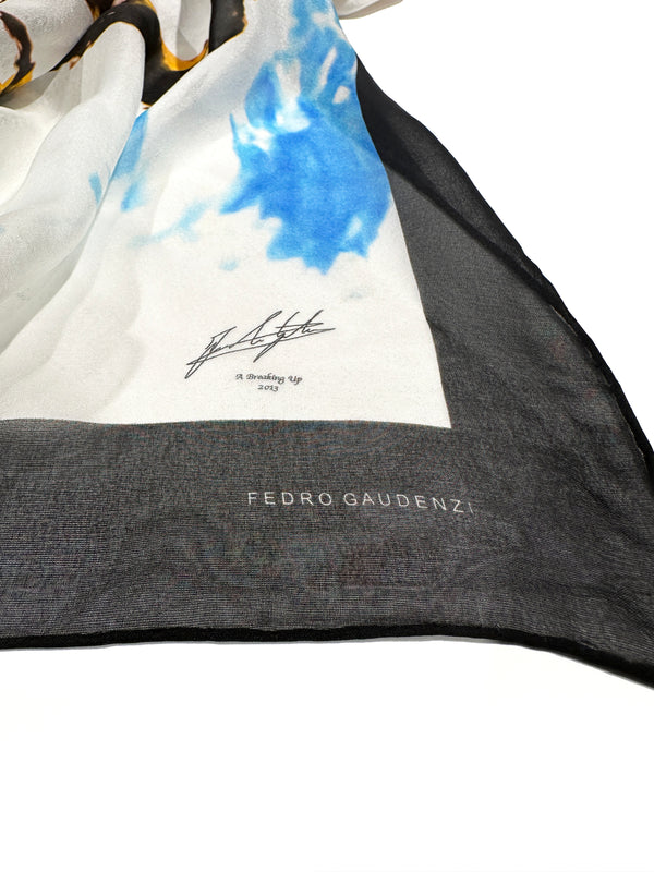 Silk Chiffon Foulard - A Breaking Up
