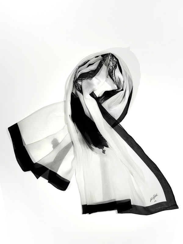 Silk Chiffon Foulard - The