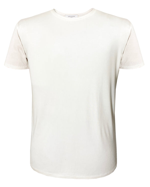 Hand-Made Silk T-shirt White